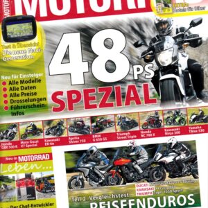 MOTORRAD 8/2013 – Test Aprilia Caponord 1200 + ABS; Gebrauchtkauf Moto Guzzi Griso
