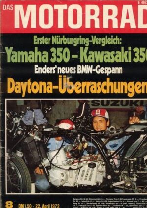 DAS MOTORRAD 8/1972 – Kawasaki S 2 vs. Yamaha R 5 350 ccm im Nürburgring-Vergleich