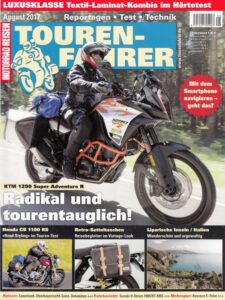 Titelseite: TOURENFAHRER 8/2017 – Honda CB 1100 RS ; KTM 1290 Super Adventure R