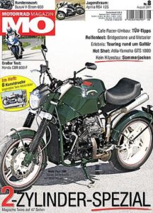 Titelseite: MO 8/2011 – Test Honda CBR 600 F; Ducati 900 SS, hier der Pohn-Umbau