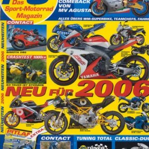 PS 8/2005 – Bimota DB5 1000 mit 68 kW (92 PS) im Test, BMW HP2 mit 77 kW (105 PS) im Test, Kawasaki ER-6n mit 53 kW (72 PS) im Test