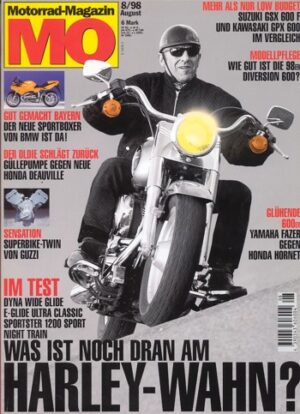 MO 8/1998 – BMW R 1100 S; BMW R 1100 RS; Harley-Davidson Neuheiten