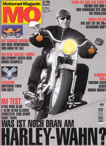 MO 8/1998 – BMW R 1100 S; BMW R 1100 RS; Harley-Davidson Neuheiten