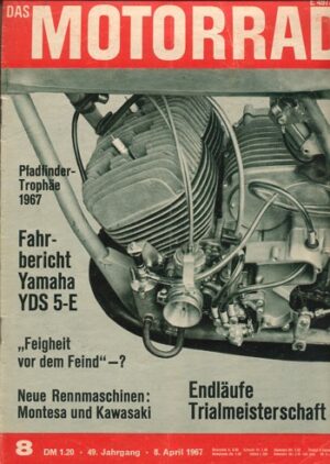 das MOTORRAD 8/1967 – Yamaha YDS-5 E, 250 ccm; Sachs 100/4 S, Bauarbeiten am Motor