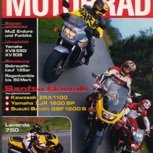 MOTORRAD 8/1997 – Kawasaki ZRX 1100 vs. Suzuki GSF 1200 S Bandit vs. Yamaha XJR 1200 SP