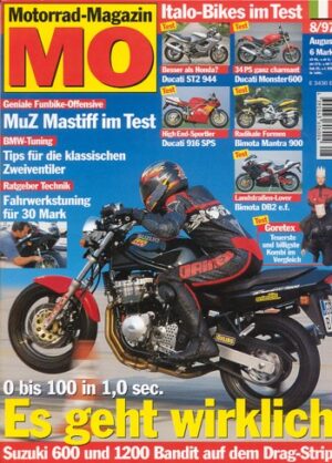 MO 8/1997 – Test Ducati ST2; Vergleich BMW K 1200 RS vs. Yamaha GTS 1000 A