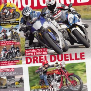 09 MOTORRAD 09/2015 – Vergleich: YZF-R1 vs. S 1000 RR, Monster 1200, 5-Liter-V2, KTM 1190 Adventure