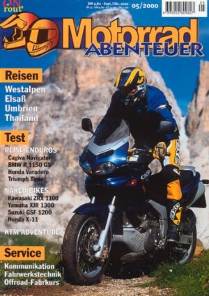 Motorrad ABENTEUER 05/2000 – Test KTM LC4 640 Adventure R; Triumph Tiger 900; Honda XL 1000 V Varadero; Cagiva Navigator
