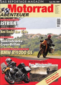 Titelseite: Motorrad ABENTEUER 9/10 2009 – Test Benelli TreK 1130 Amazonas; Test BMW R 1200 GS