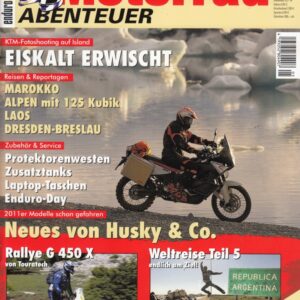 Motorrad ABENTEUER 9/10 2010 – BMW G 450 X, hier von Touratech getunt als Rallye; Yamaha XT 660 Z Ténéré, hier getunt von Off-the-Road
