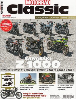 09-2-1.jpg MOTORRAD Classic 9/2019 – Kawasaki Z 1000, Excelsior Super X, Japauto 1000 VX
