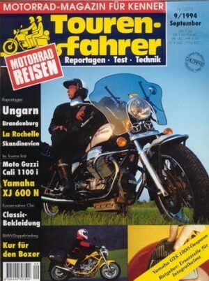 Tourenfahrer 9/1994 – Moto Guzzi California 1100 i; Yamaha XJ 600 N
