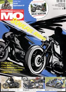 Titelseite: MO 9/2013 – Test Ducati Hypermotard SP; Yamaha XV 950 / R; Honda CB 1000 R im Vergleich
