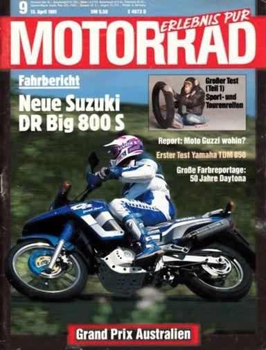MOTORRAD 9/1991 – Test Yamaha TDM 850; Test Suzuki DR Big 800 S; Test BMW R 80; Honda CB 400, ab Modell 1978, gebraucht kaufen