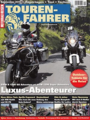 TOURENFAHRER 9/2015 – BMW R 1200 GS Adventure vs. KTM 1290 Super Adventure