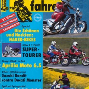 Motorradfahrer 9/1995 – Ducati Monster 600; Suzuki GSF 600 Bandit; Test Aprilia Moto 6.5; Test Suzuki DR 125 SE