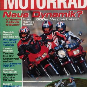 MOTORRAD 9/1998 – Suzuki GSF 600 S Banditim Vergleich; Honda CBR 900 RR Fireblade im Spezial