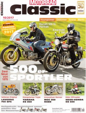 MOTORRAD Classic 10/2017 – Ducati 500 SL Pantah, Kawasaki Z 500
