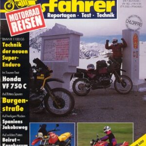 Tourenfahrer 10/1993 – Honda VF 750 C mit 65 kW (88 PS) im Reise-Test, BMW R 1100 GS mit 59 kW (80 PS) Vorstellung
