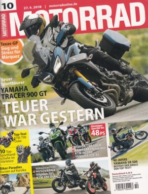 MOTORRAD 10/2018 – Yamaha Tracer 900 GT, KTM 790 Duke, Husqvarna Vitpilen 701