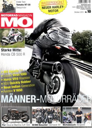 MO 10/2013 – Test Honda CBR 500 R; Horex VR6 Roadster; MV Agusta F4 R