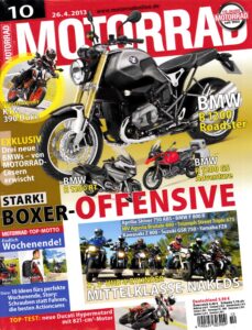 Titelseite: MOTORRAD 10/2013 – Top-Test Ducati Hypermotard; Gebrauchtberatung Honda Deauville