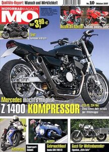 Titelseite: MO 10/2007 – Test Kawasaki 1400 GTR; Suzuki SV 650 / 1000, Typenkunde, Umbau, Tuningtipps