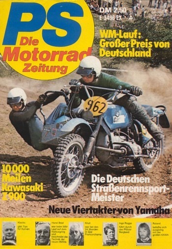 PS 10/1976 – Kawasaki Z 900 mit 60 kW (81 PS) Test & Technik, Ducati 860 GT mit 48 kW (65 PS) im Test, BMW R 100 S mit 51 kW (70 PS) im Test
