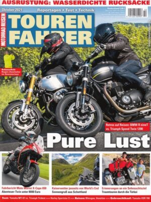 TOURENFAHRER 10/2021 – BMW R nineT vs. Triumph Speed Twin