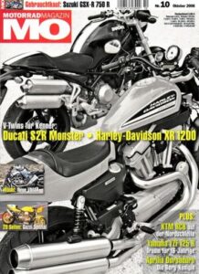 Titelseite: MO 10/2008 – Test Moto Guzzi V7 Classic; Yamaha Vmax; Yamaha YZF-R 125