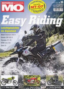 Titelseite: MO 10/2015 – Tuning Yamaha MT-07; Erinnerungen Moto Guzzi 850 Le Mans I