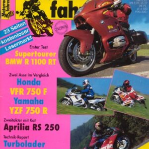 Motorradfahrer 10/1995 – Test BMW R 1100 RT; Honda VFR 750 F; Yamaha YZF 750 R; Test Aprilia RS 250