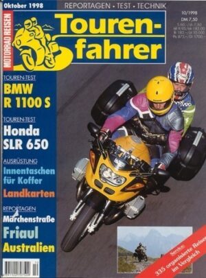 Tourenfahrer 10/1998 – BMW R 1100 S; Honda SLR 650
