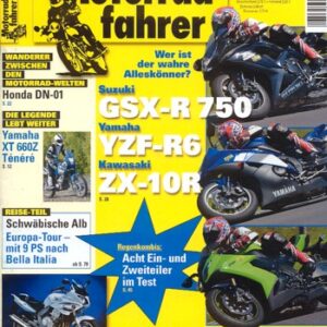 Motorradfahrer 10/2009 – Suzuki B-King, hier von LKM veredelt; Yamaha XT 660 Z Ténéré mit 35,6 kW (48,4 PS) Test & Technik