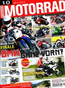 Titelseite: MOTORRAD 10/2010 – Top-Test Ducati Multistrada 1200 S Touring; Gebrauchtkauf Kawasaki Versys