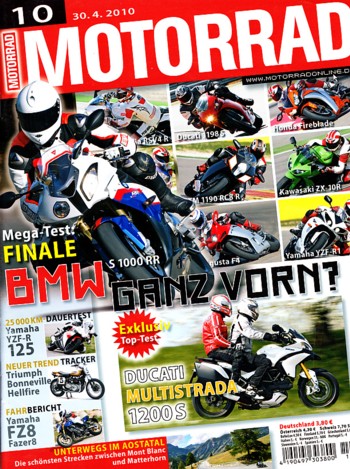 MOTORRAD 10/2010 – Top-Test Ducati Multistrada 1200 S Touring; Gebrauchtkauf Kawasaki Versys