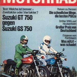 MOTORRAD 10/1977 – Suzuki GT 750; Suzuki GS 750; Honda CB 50 J; Hercules K 50 Ultra LC