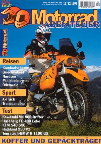 Motorrad ABENTEUER 11/12 1999 – Test Kawasaki VN 800 Drifter; Test Husaberg FE 400 Loke; Test KTM 540 SXC; Test Highland 950 V2 Outback