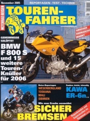 Tourenfahrer 11/2005 – Kawasaki ER-6n; Yamaha FJR 1300 Gespann