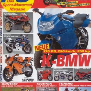 PS 11/2003 – Aprilia RSV Mille R mit 92 kW (125 PS) im Vergleichstest, Aprilia RSV 1000 R Factory mit 102 kW (139 PS) im Vergleichstest