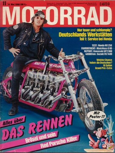 MOTORRAD 11/1988 – Kawasaki GPZ 900 R; Dauertest Suzuki VS 1400 Intruder