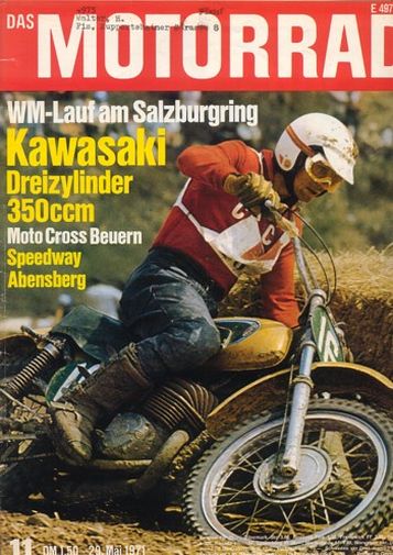 DAS MOTORRAD 11/1971 – Zündapp KS 50; Kawasaki 350 S2 Mach II; BMW R 75/5