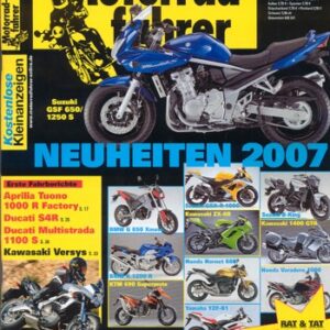 Motorradfahrer 11/2006 – Aprilia Tuono 1000 R Factory mit 102 kW (139 PS) Probefahrt; Ducati Multistrada 1100 S mit 70 kW (95 PS) Probefahrt