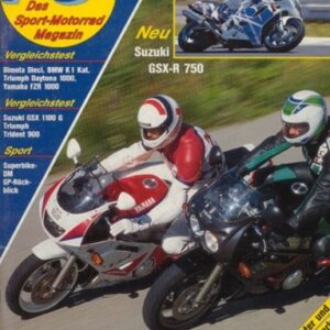 PS 11/1991 – Yamaha FZR 600, hier mit Zubehör veredelt, Bimota Dieci mit 96 kW (130 PS) im Vergleichstest