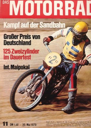 DAS MOTORRAD 11/1970 – Yamaha 125 YAS-1 mit 15 PS, Klacks-Fahrbericht