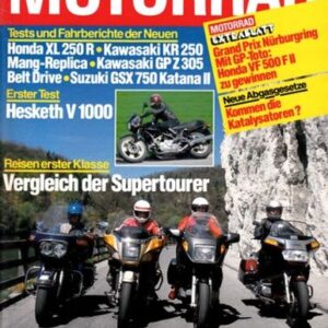 MOTORRAD 11/1984 – BMW K 100 RT im Vergleich; Fahrbericht Kawasaki KR 250 A