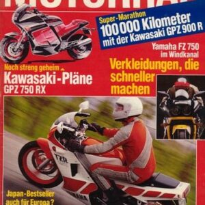 MOTORRAD 11/1986 – Dauertest Kawasaki GPZ 900 R; Test Suzuki GV 1400 Cavalcade LX