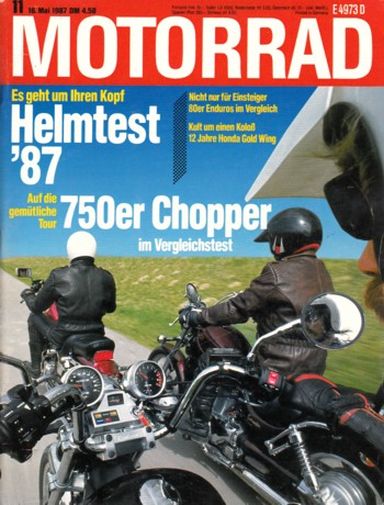 MOTORRAD 11/1987 – Honda GL 1000 / GL 1100 / GL 1200 Gold Wing im Modellspiegel