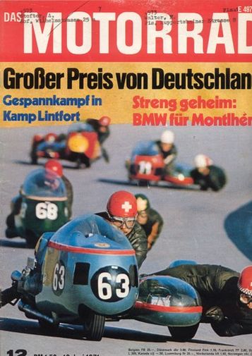 DAS MOTORRAD 12/1971 – Hercules K 125 X; Reimo, ein Eigenbau-Twin mit 125 ccm