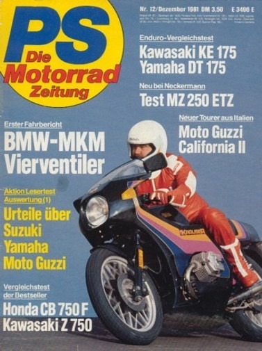 PS 12/1981 – Honda CB 750 F mit 58 kW (79 PS) im Vergleichstest, Kawasaki Z 750 mit 57 kW (77 PS) im Vergleichstest